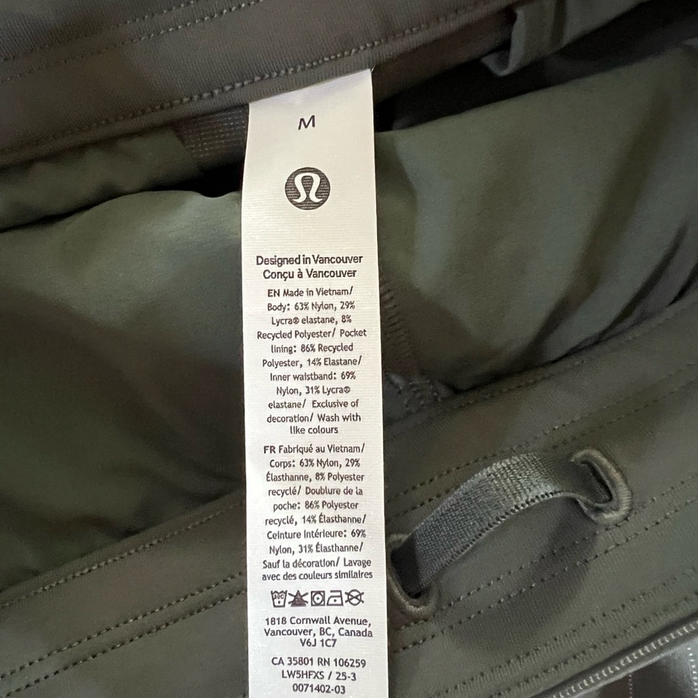 NWT Lululemon Daydrift High-Rise Trouser *Regular size M Palm Deco - Picture 3 of 3